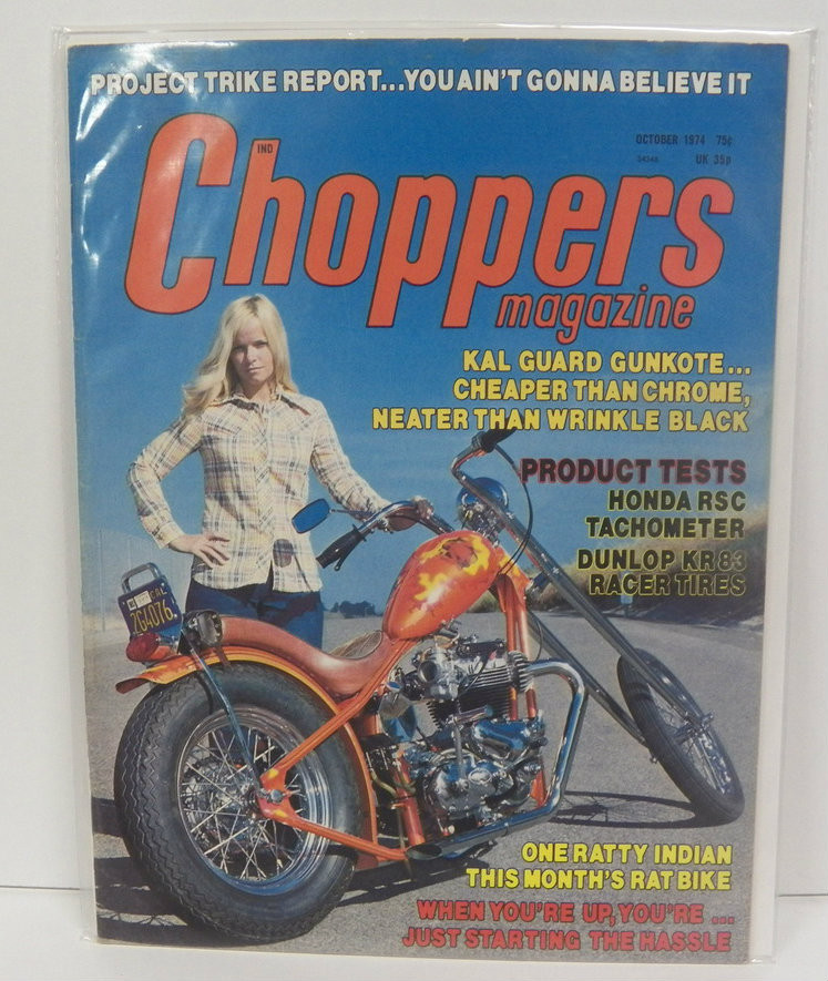 Choppers Magazine October 1974 Bingo S Swap Meet Garage