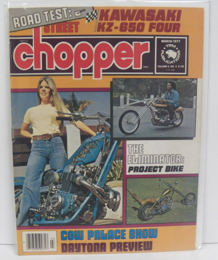 Street Chopper Magazine Vol 9 Issue 3 March 1977 Bingo S Swap Meet Garage