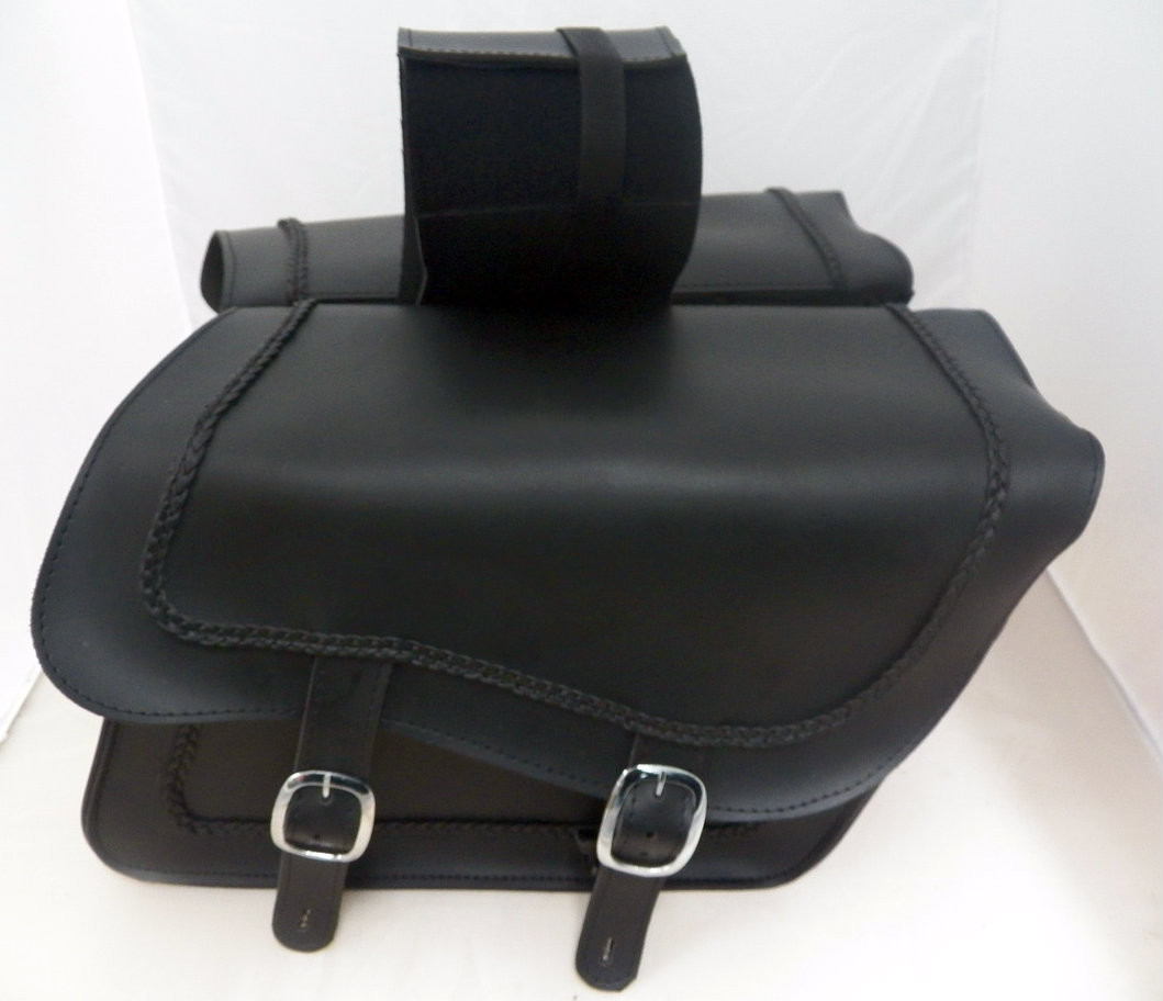 lockable leather saddlebags