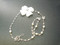 Music Sterling Silver Necklace Real Pearls Swarovski Crystals Bridal