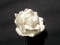 Antique White French Silk Rose Wedding Dress Bridal Accessory Sash Set
