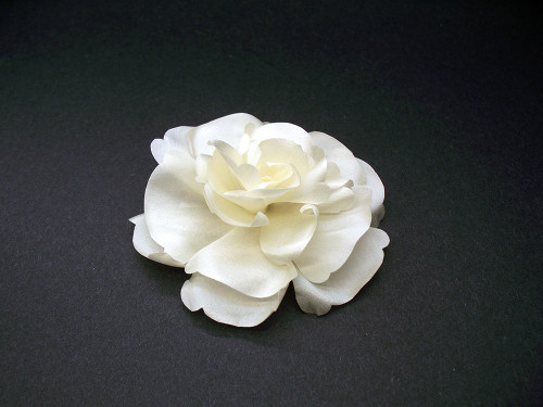 Bridal Ivory Silk Magnolia Wedding Floral Hair Accessory Pin-up Flower