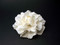 Small Antique White Silk Gardenia Bridal Hair Clip Accessory