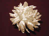 White Mum French Silk Flower Bridal Hair Accessory Wedding Dress Pin