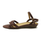 Shoes Flats Seychelles Frequent Flier Whiskey Leather Sandals 8M (NB02939)