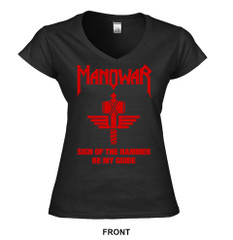 Ladies T-Shirt Sign Of The Hammer black Ltd. Edit. 40th Anniversary 