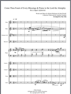 찬송가 '복의 근원 강림하사' 와 '다 찬양하여라' 를 엮은 리듬감과 생동감 넘치는 편곡입니다.

총보와 파트보 합계 10개의 화일입니다.

Instrumentation : Flute (2), Oboe, Clarinet in Bb, Bassoon, Violin1 (2), Violin2, Viola, Cello, Piano

Rhythmic arrangement of two traditional Hymns.

There are ten files including the full score and parts.