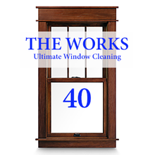 THE WORKS Complete Window Cleaning Package: 40