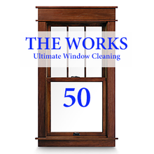 THE WORKS Complete Window Cleaning Package: 50