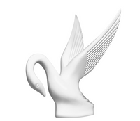ORIGINAL STYLE SWAN HOOD ORNAMENT WHITE