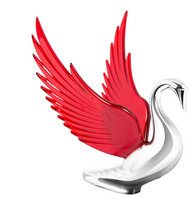 WINDRIDER HOOD ORNAMENT SWAN WITH RED WINGS