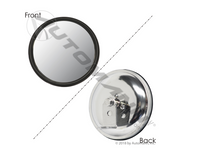 CONVEX MIRROR 5" STEEL WITH L BRACKET CENTER STUD