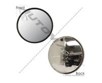 CONVEX MIRROR 8.5" WITH L BRACKET CENTER STUD