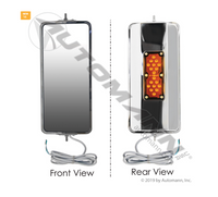 MIRROR WEST COAST STYLE 7" X 16" HEATED WITH AMBER LED