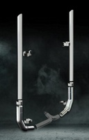 KENWORTH STACK KIT 6" AEROCAB W/45" SIDE BOX & SLASH CUT TOPS