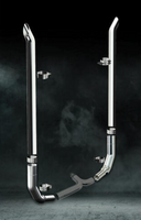 KENWORTH STACK KIT 6" NON AEROCAB W/45" SIDE BOX & BOILER MAKER TOPS