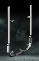 KENWORTH STACK KIT 7" NON AEROCAB W/40" SIDE BOX SLASH CUT TOP