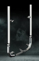 KENWORTH STACK KIT 7" NON AEROCAB W/40" SIDE BOX & STOVE PIPE TOP