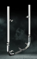 KENWORTH STACK KIT 7" NON AEROCAB W/45" SIDE BOX & STOVE PIPE TOP