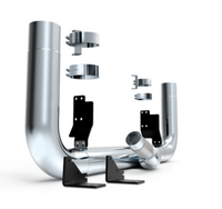 PETERBILT 389 2008 + EXHAUST & DPF RELOCATE KIT