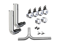 PETERBILT STACK KIT 90 DEGREE ELBOWS REDUCED TO 5"