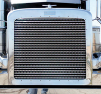 PETERBILT 388/389 PYTHON GRILL INSERT 18 HORIZONTAL BARS W/OVAL PUNCH 