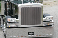 PETERBILT 388/389 GRILL INSERT WITH 1/4 SMALL ROUND PUNCH (BARS SOLD SEPARATELY)