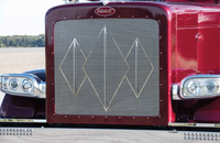 PETERBILT 388/389 GRILL INSERT 3 DIAMOND PATTERN WITH 1/4 SMALL HOLE PUNCH