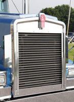 KENWORTH W900L PYTHON GRILL INSERT WITH 24 VERTICAL BARS W/OVAL PUNCH