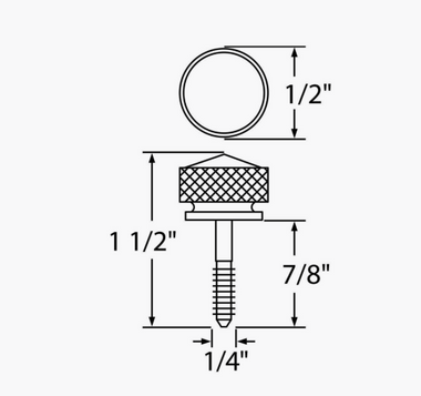 2000 & OLDER PETERBILT DASH SCREW