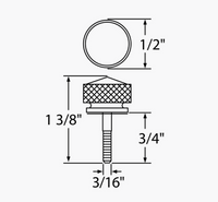 DASH SCREW PETERBILT 2001-2005 (6 PACK)