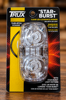 Amber Clearance Marker “Star-burst” Double Bullseye LED Light – 18 Diodes