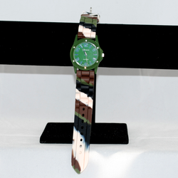 View to show colors and details of Silicone rubber strap