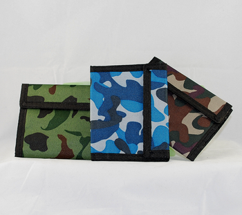 Front view of wallets