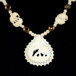 Close up view of Ivory Pendant