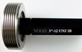 3"-12 UNJ Class 3B Trilock Thread Plug Gage NOGO Member Only