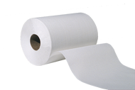 Hardwound White Roll Towel 8" X 350' (case)