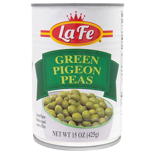 La Fe Green Pigeon Peas 15 oz Caribbean Supercenter