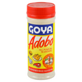 Goya seasoning in plastic bottle 