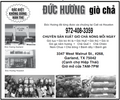 Duc Huong Gio Cha - 10 Double Black & White Boxes (6.25" X 8") Monthly Fee