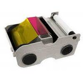 45410 -EZ - YMCKO Cartridge w/Cleaning Roller: Full-color ribbon with resin black and clear overlay panel (NM)– 100 images