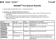NUANS Preliminary Search