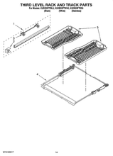 Dishwasher Dishrack Roller Bracket, Upper WP8564899