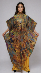 Pleated Pant Set - Multi Color (Mustard)