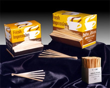 Wood stir sticks are also affordable and made from a renewable source, making them a much better option than plastic stirrers