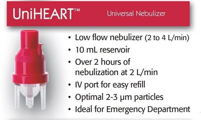 heart test machine Flo, Nebulizer, UniHEART Westmed Continuous 100850 Lo 50