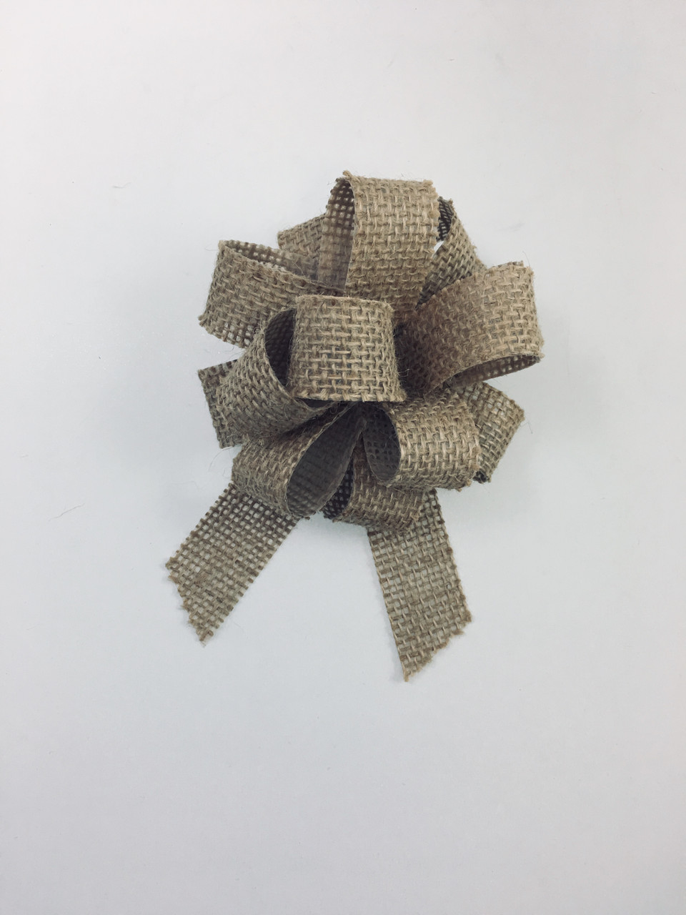 8 Burlap Bow - 24/ctn - Pull bow style, easy to open using the curling  ribbon strings