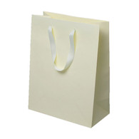 CASE - 10 x 5 x 13 Ivory Manhattan Bags     100/ctn