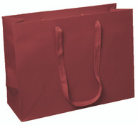 CASE - 16 x 12 x 6 Dark Red Manhattan Bags   100/cs