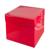 Red Gloss 16 x 16 x 14 - 3-piece folding box (4" lid depth)   1 box